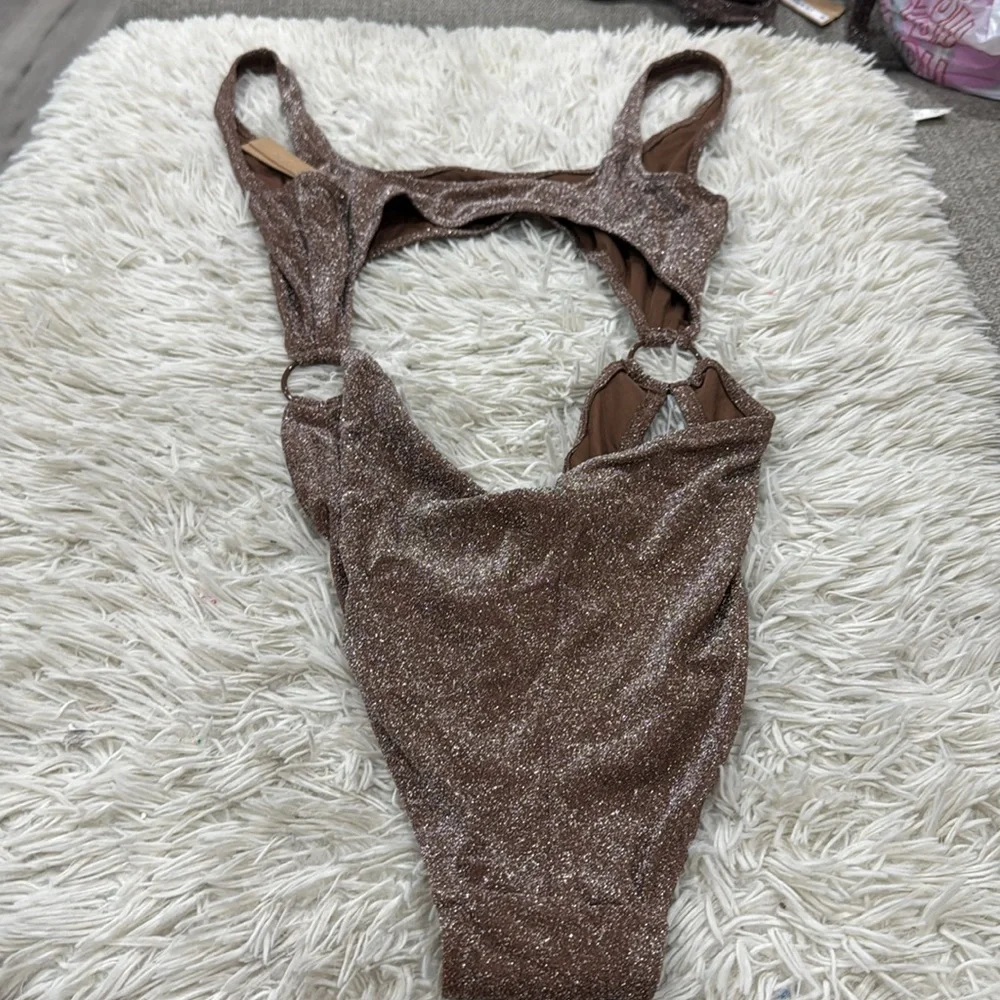 SKIMS Glitter swim Monokini